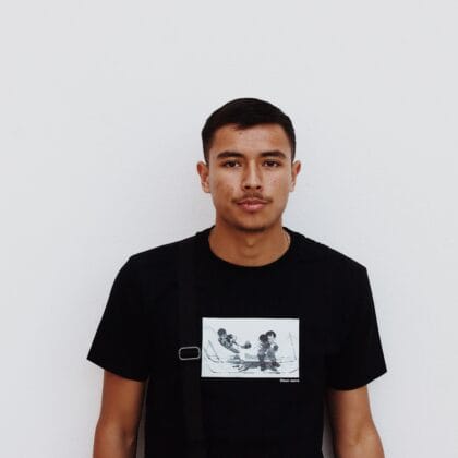 tshirt coupe regular noir modèle Frere
