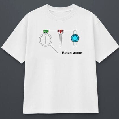 Tshirt bagues col rond