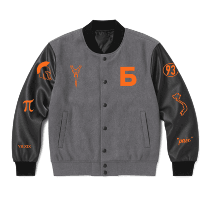 Bombers vintage avec logo brodés
