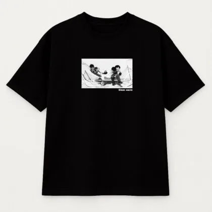 tshirt coupe regular noir modèle Frere